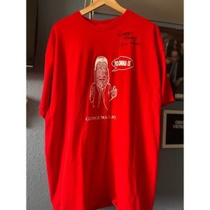 Vintage 90s Autographed George Wallace